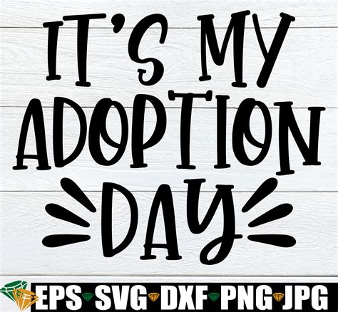 Its My Adoption Day Officially Adopted Adoption Day Etsy
