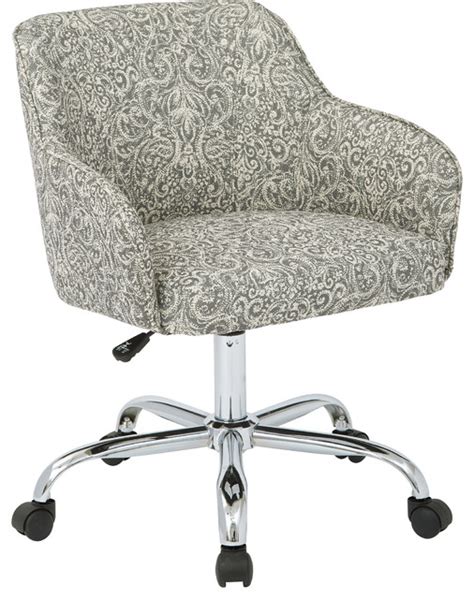Manufacturer and distributor of bariatric equipment and other medical furniture since 1953. Bristol Office Task Chair, Veranda Pewter Fabric - Modern ...