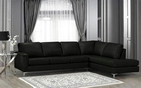 Black Sofa Living Room Decorating Ideas Home Sofa Designs