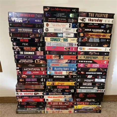 Lot Of Vhs Tapes Late S S S Classics Rare Movies