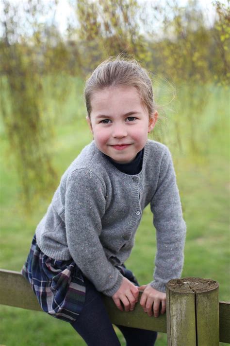 Princess Charlotte Photos Mark Fourth Birthday Bbc News