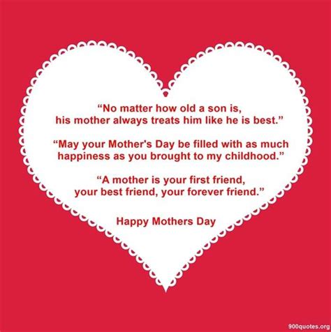 Happy Mothers Day Quotes From Son Mothers Day Poems Short There Will Be So Many Times You