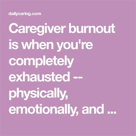 Two Steps To Recover From Caregiver Burnout Dailycaring Caregiver