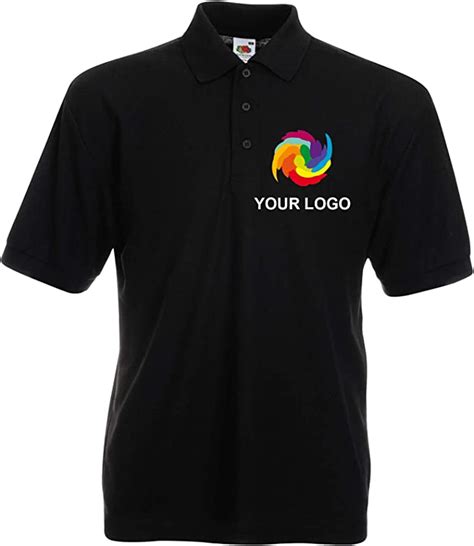 Company Logo Polo Shirts With Your Logo On Mens Polo Shirt