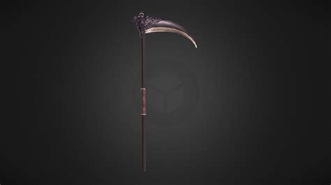 Raven Queen Grim Reaper Scythe 3d Model By Vssarahluna