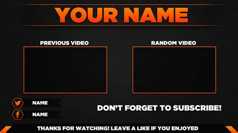 Youtube Image Outro