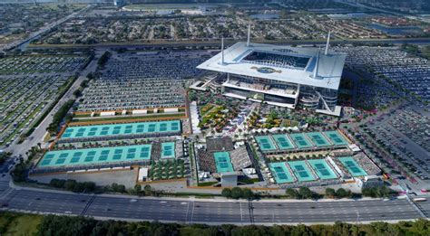 Miami Hard Rock Stadiums Tennis Conversion Begins