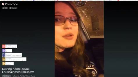 girl broadcast her drunk driving live on periscope candy 95 aggieland s only hit music