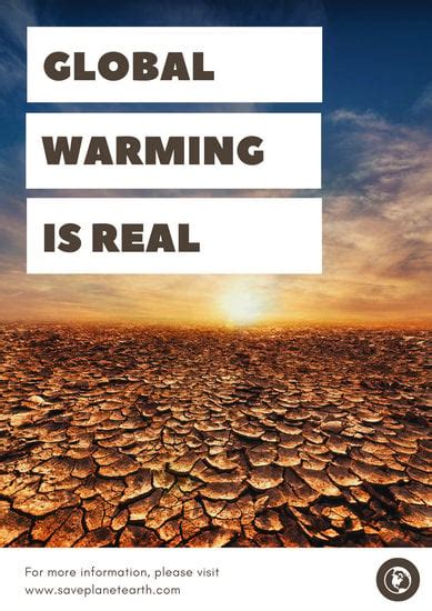 Customize 25 Global Warming Poster Templates Online Canva