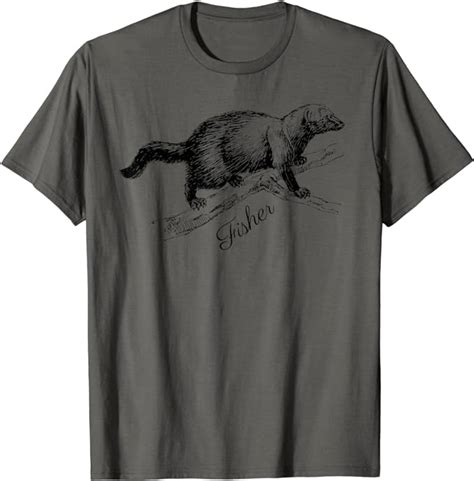 Fisher Animal Wildlife Fisher Cat T Shirt Clothing