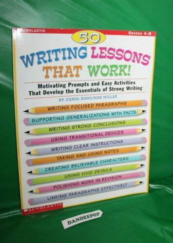 50 Writing Lessons That Work Motivating Prompts And Easy Activities
