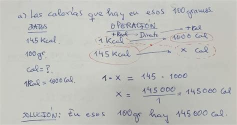 Calculandiana PROBLEMA DE CÁLCULO DE CALORÍAS 1