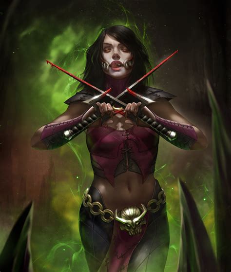 Sisi stringer as mileena in the mortal kombat movie 2021 trailer. Mortal Kombat Mobile Mileena Proof of Concept Artwork ...