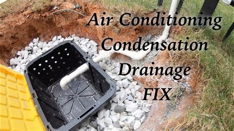 Air Conditioner Drain Line Outside House Extension Dorla Ruff