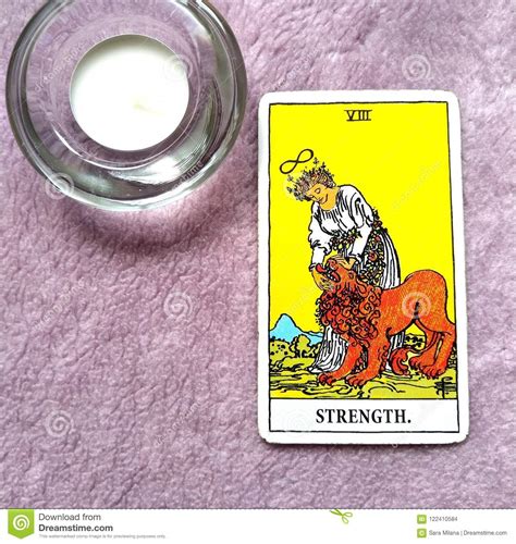 Maybe you would like to learn more about one of these? The Strength Tarot Card Brave Strong Self Confidence Stock Photo - Image of selfbelief, strong ...