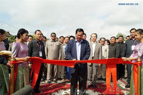 Cambodia Inaugurates China Funded National Road Cn