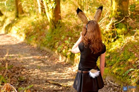 Brown Rabbit Ears Bunny Ears Tail Set Judy Hopps Fursuit Etsy
