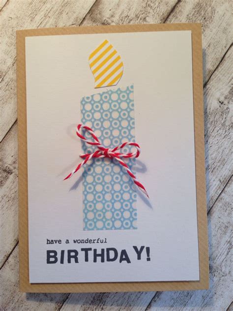 Birthday Card By Josefin Mente Cards Handmade Birthday Cards Crafts
