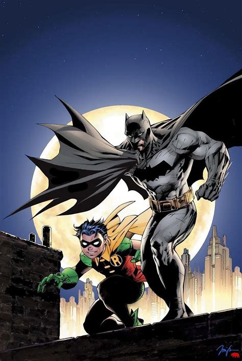 Batman And Robin By Jim Lee By Batmanmoumen On Deviantart