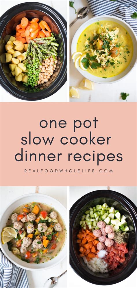 these one pot slow cooker dinner recipes will save your busy weeknights real food whole life