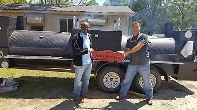 What kind of truck is a bbq truck? T Rex Mobile Kitchen BBQ Smoker Cooker Grills Trailer Food ...