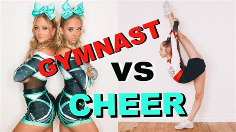 Gymnasts Vs Cheer Ft Anna Mcnulty Youtube