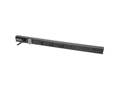 Tripp Lite Power Strip Right Angle 5 15r 6 Outlet 8ft Cord 5 15p 24in