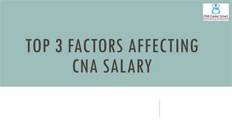 PPT - Top 3 factors affecting cna salary PowerPoint Presentation, free
