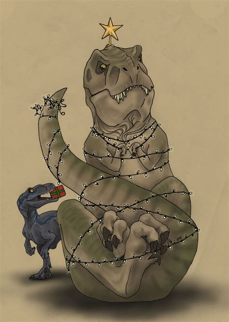Rexy And Blues Christmas By Noweia On Deviantart