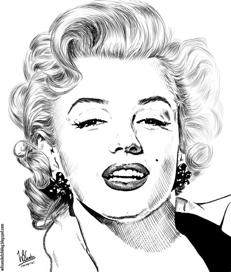 Marilyn Monroe Wilsons Sketch Blog Marilyn Monroe Drawing Marilyn