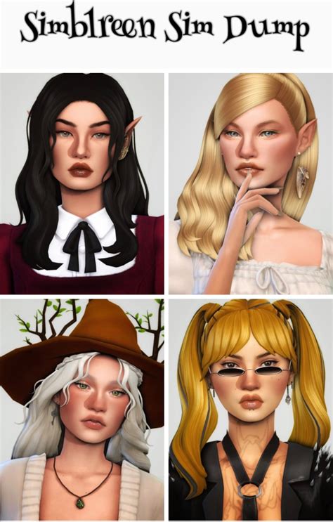 Simblreen Sim Dump Mandy Sims On Patreon Sims 4 Mods Clothes Sims 4