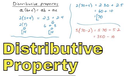 11 The Distributive Property Of Multiplication In Algebra Part 1