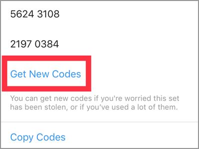 How To Get New Two Factor Authentication Codes In Instagram