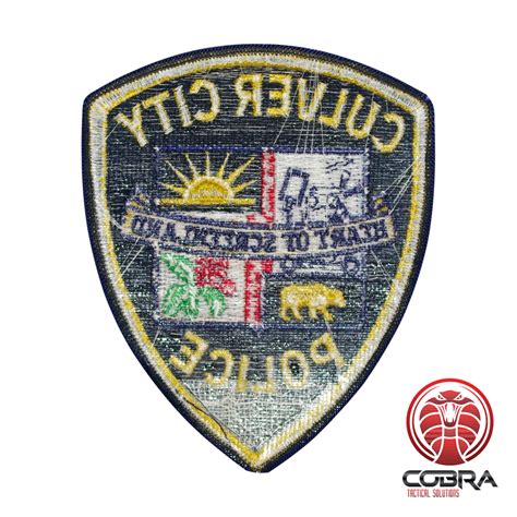 Culver City Police Embroidered Patch Iron On Military Airsoft