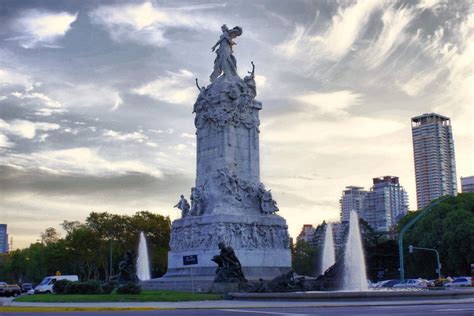 Monumento A Los Españoles Palermo Buenos Aires Ferry Building San