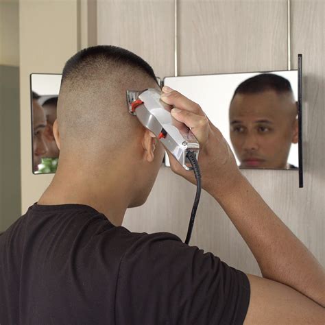 New Self Hair Cut System Travel Version With Three Way Mirror Easy