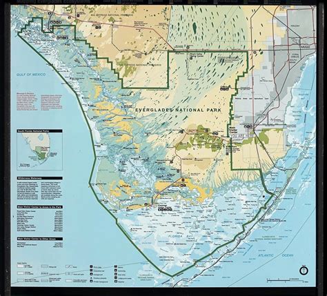 Map Of Everglades National Park At The Ernest Coe Visitor Flickr