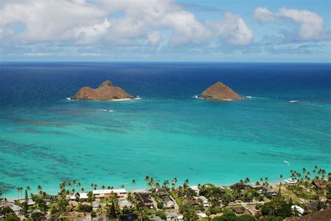 The Mokulua Islands Just Off The Coast Of Lanikai Beach On Oahu Ive