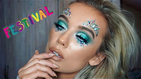 Maybe you would like to learn more about one of these? PRETTY GREEN EYES // FESTIVAL MAKEUP TUTORIAL - YouTube