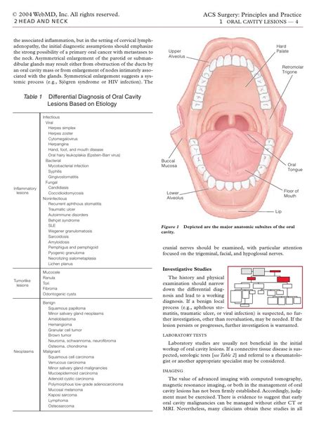 Acs0201 Oral Cavity Lesions