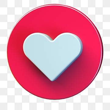 d مثل مع القلب أيقونة Instagram الأحمر القلب وسائل التواصل الاجتماعي المرسومة قصاصات فنية