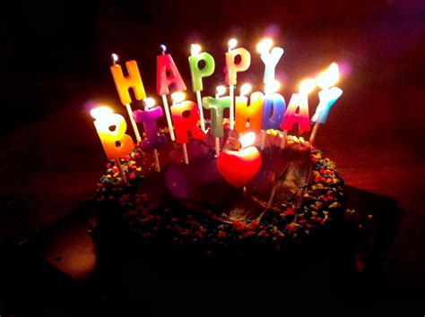 Pin Happy Birthday Wishes Cake On Pinterest Happy Birthday Candles