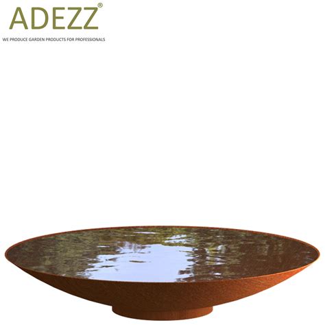 Wns6 Adezz Corten Steel Water Bowl D200cm