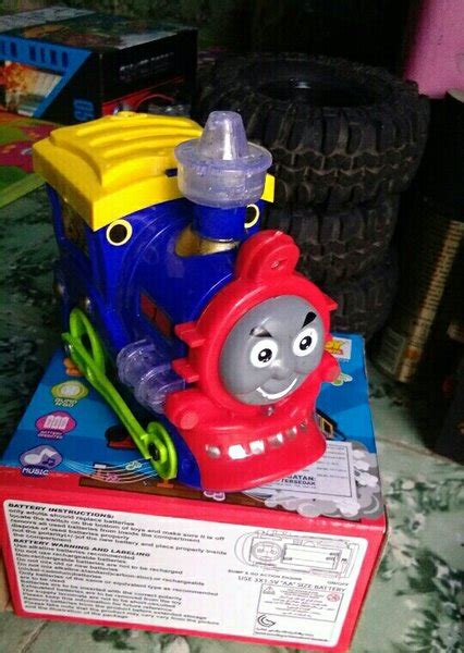 Jual Mainan Anak Kereta Lokomotif Thomas Bump N Go Train Happy Lucu Di