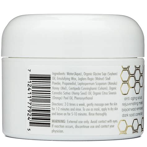 Era Organics Microdermabrasion Face Scrub And Facial Mask In One For