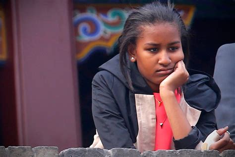 Sasha Obama Is Not Impressed In China But Leave Her Alone