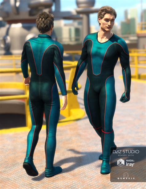 Super Bodysuit New Heroes Textures Daz 3d