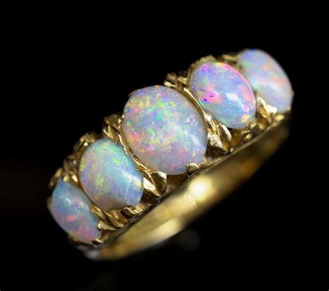 18ct Gold Opal Ring By Stewart Dawson And Co Rings Jewellery