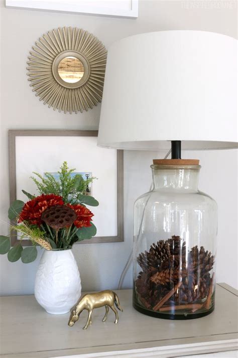Found inspiration fillable lamp best inspiration fillable glass lamps amazing tall lamp base pottery barn kids. Fall House Tour {Part Two | Glass lamp base, Fillable lamp ...