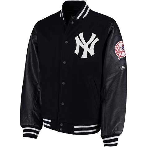 Majestic New York Yankees Navy On Field Varsity Jacket